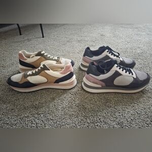 2 PAIRS OF STEVE MADDEN SNEAKERS